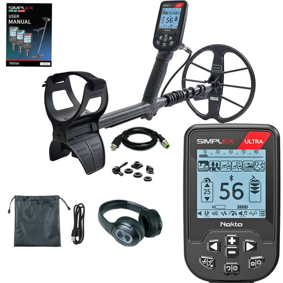 Nokta Makro Simplex ULTRA WHP Black Waterproof Metal Detector