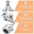 thumbnail image 2 of 4pcs Lamp Finial 10mm Inner Thread Lamp Decoration Light Knob Decor Supply, 2 of 9