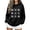 Black Sweatshirts Jsaierl, variant on Jsaierl Merry Christmas Sweatshirts Womens Funny Snowflake Graphic Sweatshirt Ladies Soft Pullover Round Neck Holiday Long Sleeve Tops S-2XL