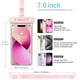 thumbnail image 5 of Funda impermeable para teléfono Wellhouse IPX8 de 7 pulgadas, color rosa luminoso, 5 of 6