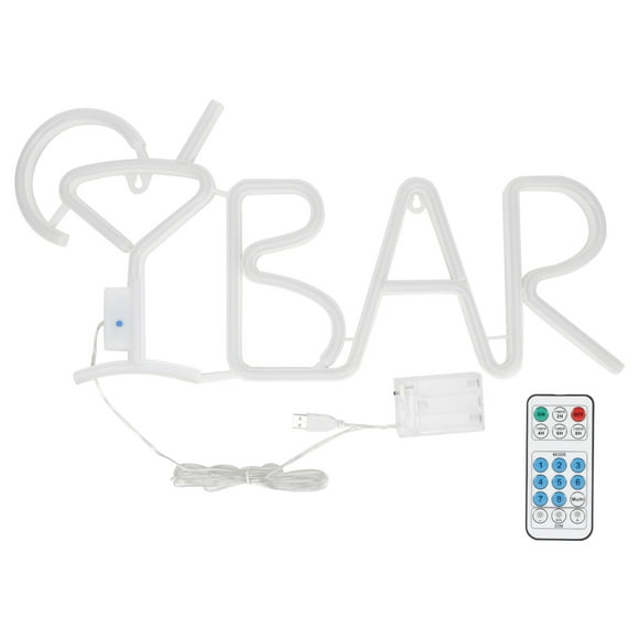 English Letter Modeling LED Light Bar Party Home Hanging Decorative Lamp AccessoryWarm Yellow Light