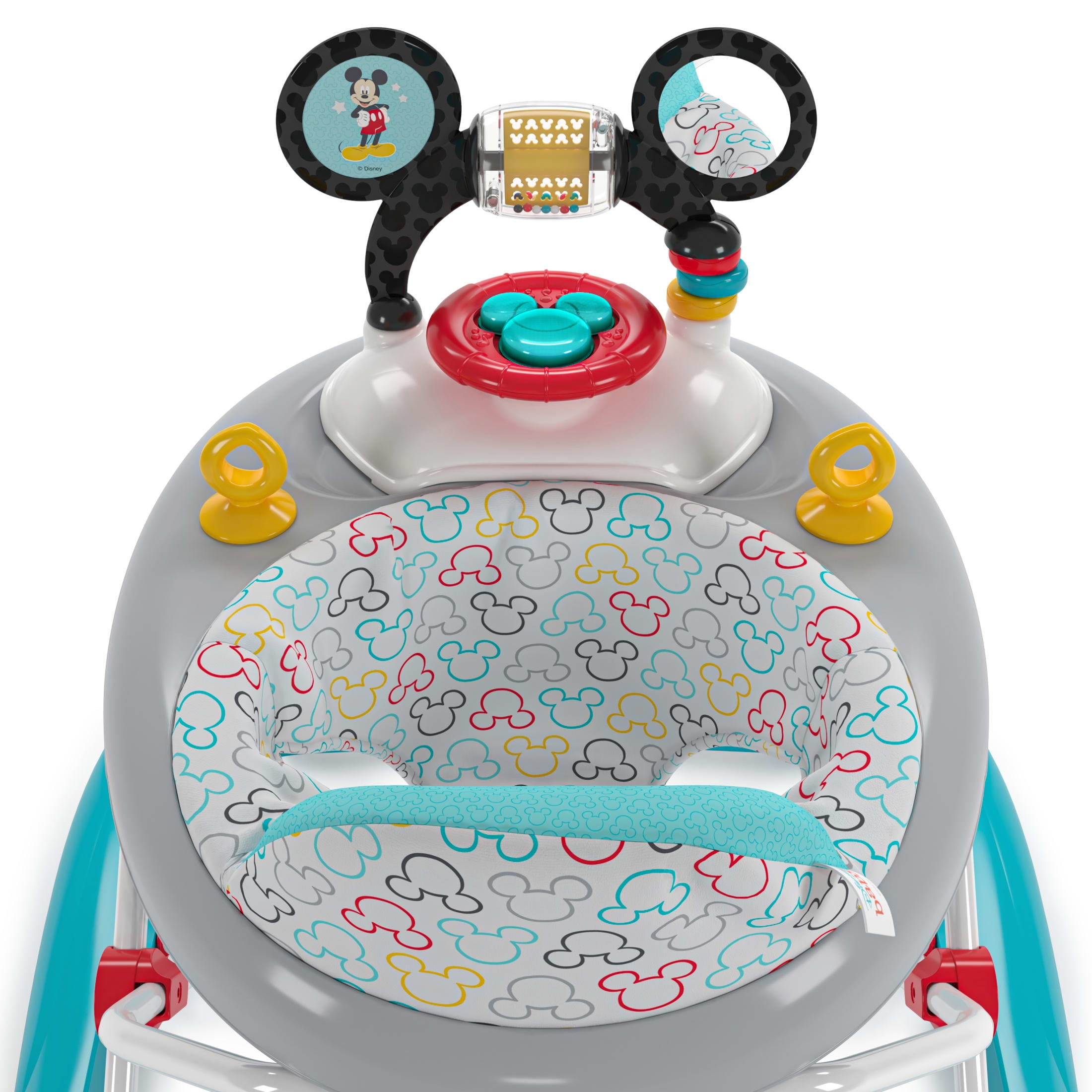 Bright Starts Disney Baby Mickey Mouse 2 in 1 Activity Walker with Music Lights Blue Walmart
