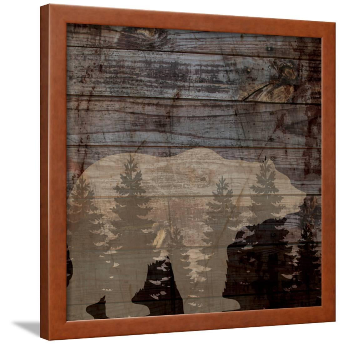 Rustic Bear Framed Print Wall Art By Piper Ballantyne