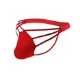 thumbnail image 1 of Tanga de seda helada para hombre, sexy, de cintura baja, con abertura en la cadera y bolsa grande, lencería sexy, 1 of 6