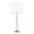 thumbnail image 3 of Elegant Decor TL3027PN Erte 1 Light Polished Nickel Table Lamp, 3 of 4