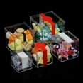thumbnail image 7 of JINGT 4Pcs Small Clear Dust Storage Boxs Jewelry Container Nail Screws Handmade studio, 7 of 7