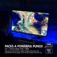 thumbnail image 5 of Restored VIOTEK GFV22CB Ultra-Compact 22-Inch 144Hz 1080P Gaming Monitor G-Sync & FreeSync Compatible (Refurbished), 5 of 6
