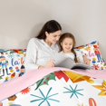 thumbnail image 5 of Feelyou Merry Christmas Child 01, Dreamy Fairy Tale Twin Comforter Sets, Cartoon Royal Guarder Reversible Bedding Set, Ultra Soft Home Decor, 2pcs, 5 of 8