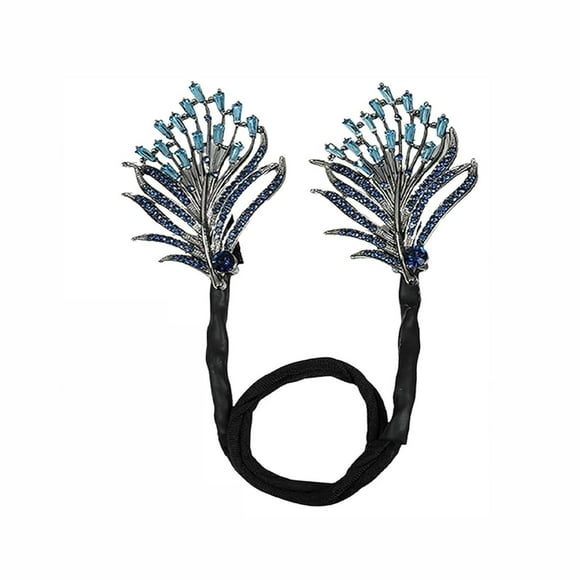 TechWave Rhinestone Flower Hair Clip Elegant Lazy Hair Curler Bun Clips Bun Hair Twister Flowers Bun Maker Metal Hair Barrettes Girls Barrettes for Fine Hair Non Creasing Hair Clips Hair Clip Men Hair