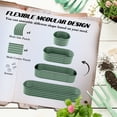 thumbnail image 3 of Outsunny Galvanized Raised Garden Bed Kit, Metal Planter Box with Safety Edging, 76.75" x 24.5" x 11.75", Green, 3 of 9
