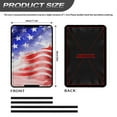 thumbnail image 4 of XYZCANDO USA Flag RV Door Window Shade Foldable RV Door Cover RV Window Cover with Hook and Loop RV Accessories for Inside Camper Blackout Shades RV Insulated Window Covers RV Sunlight Cover White, 4 of 7
