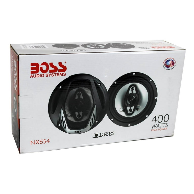 Boss Audio Systems, 2 x NX654, 6.5 inch 400W 4-Way Car Speakers