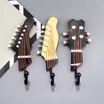 thumbnail image 2 of Ganchos decorativos en forma de guitarra vintage para colgar ropa abrigos Afortunado Sencillez, 2 of 5