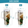 thumbnail image 4 of Simple Modern 40 oz Insulated Stainless Steel Tumbler Double Wall Stainless Steel Tumbler with 2-Way Drinking Watercolor Animals Pattern, 4 of 9
