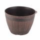 thumbnail image 1 of Barril de plantación de madera imitada Sincero maceta de resina PP, 1 of 10