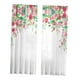 thumbnail image 2 of 2 piezas de cortinas florales, paneles de cortina, cortinas para ventanas, cortinas estampadas para sala de estar 132cmx213cm, 2 of 9