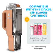 Cirkul All-Day StrawSip Tumbler, Apricot, 40 oz