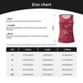 thumbnail image 4 of Goofa Abstract Red Marble Printed Womens Workout Tops for Women Sleeveless Yoga Shirts Athletic Running Tank Tops Sleeveless Gym Clothes Workout Apparel-Small, 4 of 9