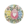 thumbnail image 2 of EGNMCR Easter Decorations, Round Linen Placemats Easter Bunny And Easter Egg Patterns Placemats A Variety Of Printed Placemats Available Suitable For Easter Table Decoration Polyester placemat, 2 of 6