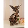 St. Michael Holding Flowers Standing on The Demon