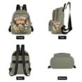 thumbnail image 2 of JIALIOU Mini Backpack Purse for Women Quilted Casual Daypack Small Travel Shoulder Bag, Cute Demon on Cup, 2 of 7