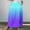 Mint Green, variant on absuyy Long Skirts for Women Plus Size with Pockets Elastic Waistband Pleated Printed Mid Calf Skirt Blue Size L