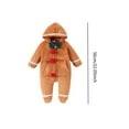 thumbnail image 2 of Mono con Capucha Baoblaze para niños conjunto con Pies Ropa de Uso Diario Longitud 56cm, 2 of 8