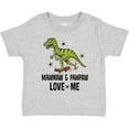 thumbnail image 3 of Inktastic Mawmaw and Pawpaw Love Me Grandson Dinosaur Boys Toddler T-Shirt, 3 of 5