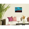 thumbnail image 3 of Pearl Harbor Hawaii - U.S. Navy Destroyer Battleship - Vintage Hawaiian Decal by Lindgren Brothers c.1948 - Fine Art Rolled Canvas Print 11in x 14in, 3 of 4