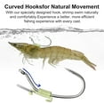 thumbnail image 3 of 10/20/30Pcs Luminous Live Shrimp Hooks, Live Shrimp Hooks, Heavy Duty Metal Barbed Fishhook Freshwater Saltwater Catfish Bass Fishing Hook Fishing Accessories, 3 of 6