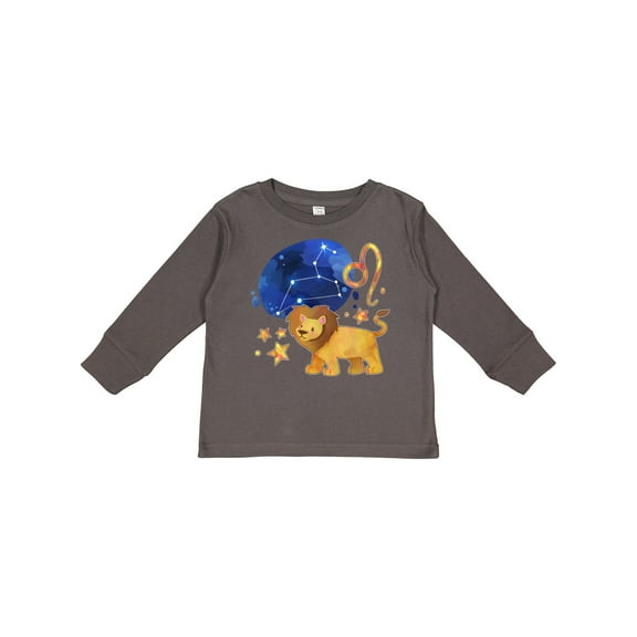 Inktastic Leo Constellation Zodiac Sign Illustration Boys or Girls Long Sleeve Toddler T-Shirt