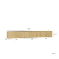 thumbnail image 6 of Floating TV Stand Wall Mounted with 16 Color LEDs,69" Modern TV Stand, Floating TV Cabinet Entertainment Center for 55 60 65 Inch TV,Black, 6 of 8