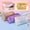 Purple PP, variant on Latrodar Travel Makeup Bag Waterproof Toiletry Bag Large Capacity Cosmetic Bag Simplistic With Handles Makeup Organizer Swimming Bag Home Supply Silver Pu Holiday Saving
