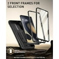thumbnail image 2 of Poetic Revolution Case for Moto Edge 2024 [Not for 2023 Version] with Slide Camera Cover, Black, 2 of 5