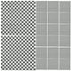 thumbnail image 4 of 200 hojas de papel para alimentos de 11,79 pulgadas, cuadradas, a cuadros blancos y negros, resistentes a la grasa, para envolver sándwiches, hamburguesas y papas fritas, hojas absorbentes de aceite., 4 of 6