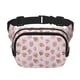 thumbnail image 1 of Fotbe Strawberry Cake Cangurera Cuadrada con Estampado de Doble Capa, Bolsa de Cintura Ajustable Mini para Hombres y Mujeres, 1 of 9