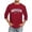 Wine, variant on Big and Tall Shirts for Men 3/ 4 Sleeve Letter City Name T Shirts Comfortable Crewneck Solid Color Fit Tee Shirt Tops Spandex T for Men V Neck Mens Trashier Large Tall 3xlt S