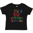 thumbnail image 3 of Inktastic My Gigi and Grandpa Love Me Boys or Girls Baby T-Shirt, 3 of 5