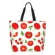 thumbnail image 1 of Fotbe Fresh Red Tomato Bolsa Tote Estética de Lona con Estampado para Mujer - Bolsa Reutilizable de Hombro Casual para Vacaciones, Compras, Trabajo y Gimnasio, 1 of 8