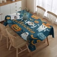 thumbnail image 2 of Rectangle Table Clothes Horror Pumpkin Ghost Skull Bat Halloween Tablecloth,Pattern Washable Table Cloths for Picnic Party Halloween Fall Thanksgiving Christmas, 2 of 5