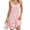 Pink, variant on BadPiggies Women's Summer Dress Casual Beach Tank Dresses Spaghetti Strap Lace Sleeveless Sling Dress