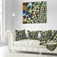 thumbnail image 3 of Designart Fractal Geometric Ornament Design - Contemporary Throw Pillow - 16x16, 3 of 5