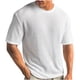 thumbnail image 1 of pstuiky Camisas de manga corta para hombre, Camiseta de punto de manga corta con cuello redondo y estampado liso de verano para hombre camisetas de hombre xxl, 1 of 5