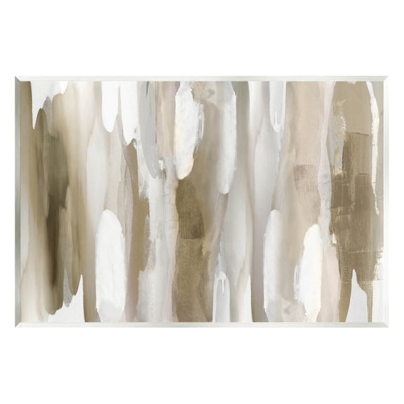 Stupell Industries Brown Fluid Shapes Arrangement Graphic Art Unframed Art Print Wall Art, Design by Jackie Hanson