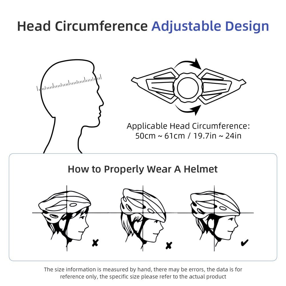 Waterproof Cycling Helmet with LED Turn Signal for Bikes and Scooters