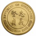 thumbnail image 2 of 1994 Singapore 1 oz Proof Gold 100 Singold Dog Proof, 2 of 4