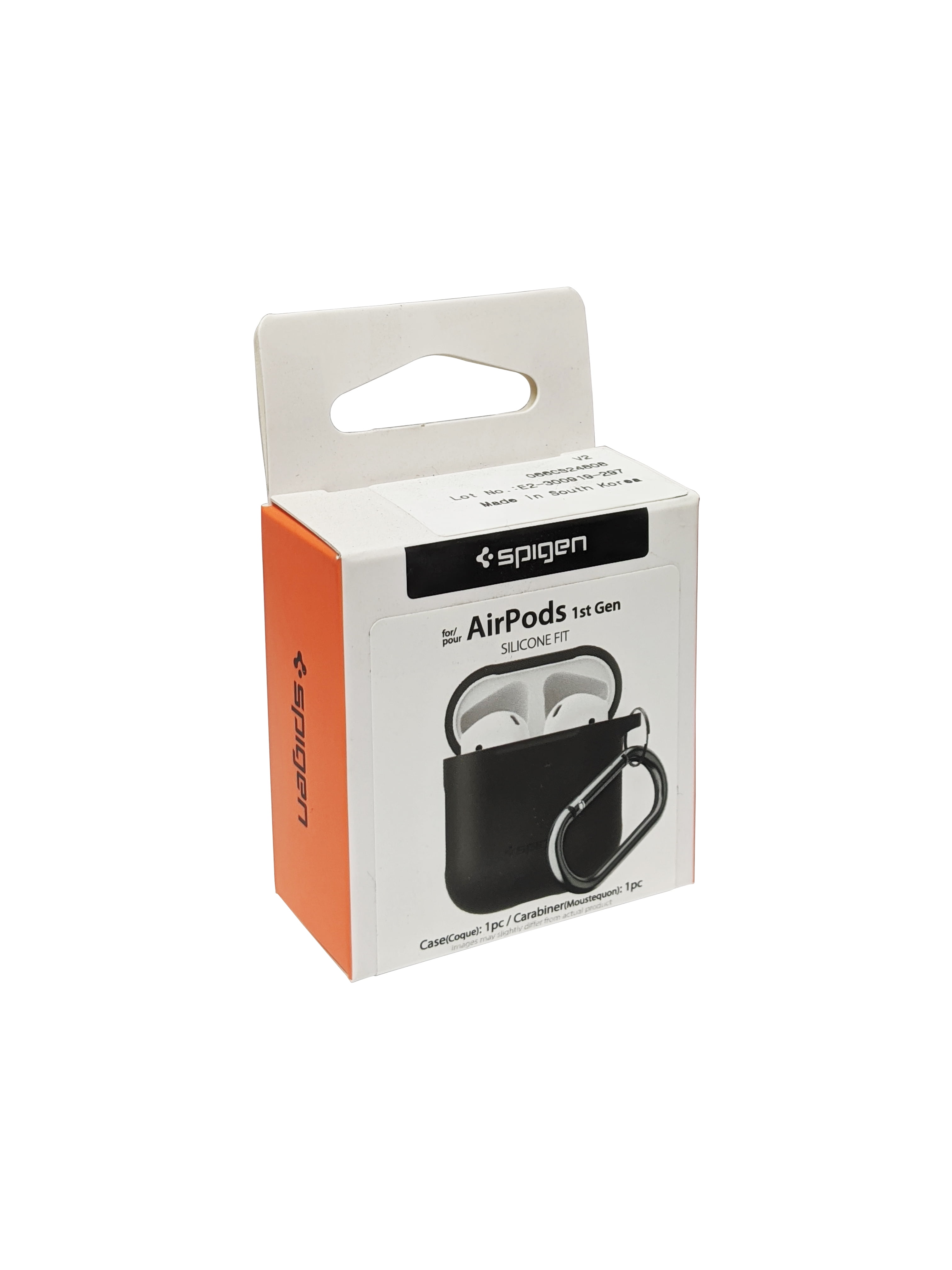 Spigen Silicone Fit Case For Apple Airpods 1 2 Black Walmart Com