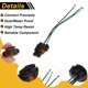 thumbnail image 4 of Conector de enchufe de faro hembra de 2 pines único para Fiat 500 2012-2017, 4 of 7