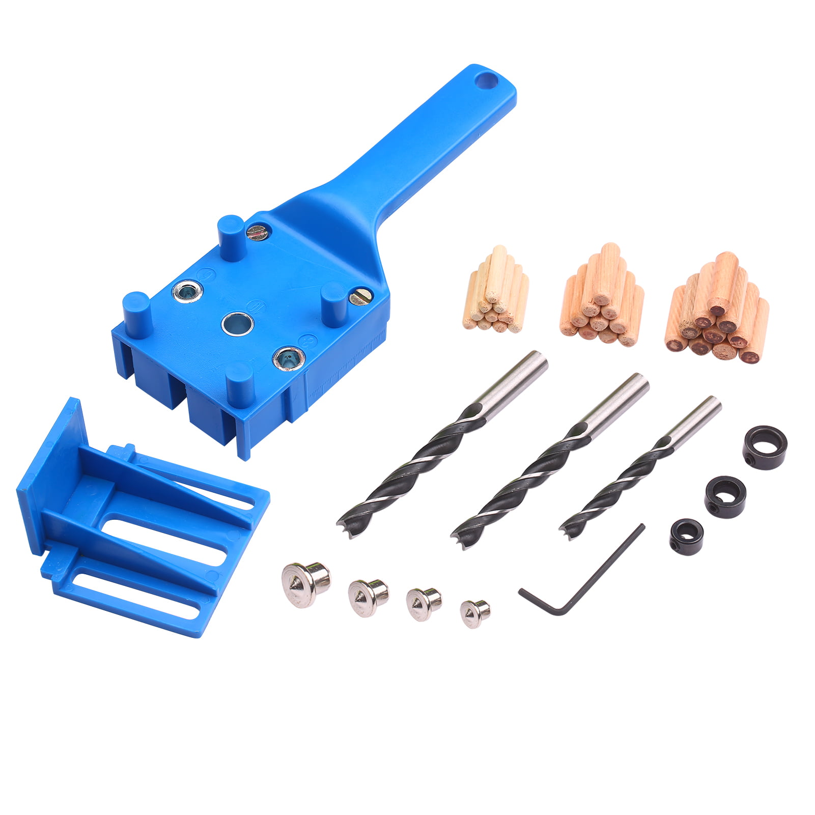 dowel hole drilling positioner Straight hole punch for woodworking carpentry tool for straight hole with measuring scale 