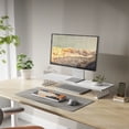 thumbnail image 4 of Fenge Dual Monitor Stand Riser, 31.5 inch Long Monitor Stand for Desk, 4 of 9
